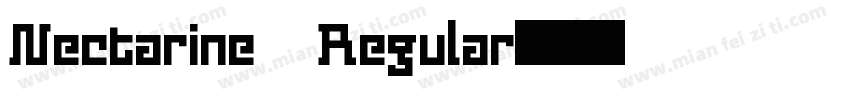 Nectarine Regular字体转换